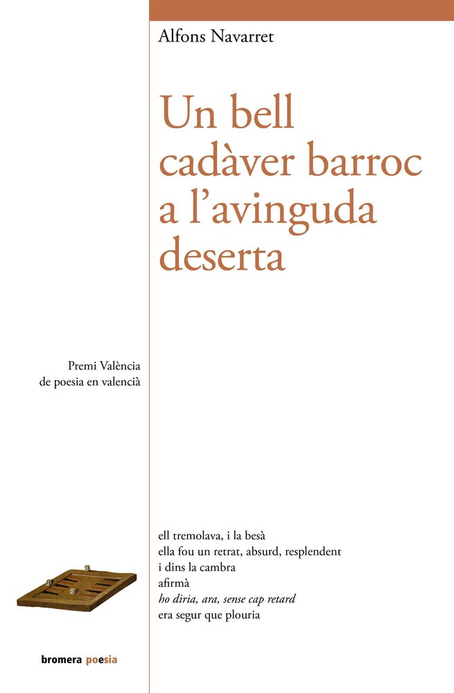 UN BELL CADAVER BARROC A L'AVINGUDA DESERTA, de ALFONS NAVARRET | portada del libro