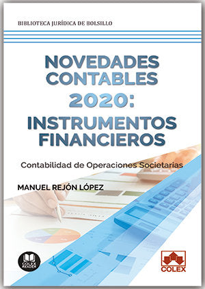 Novedades contables 2020: instrumentos financieros, de Rejón López | portada del libro