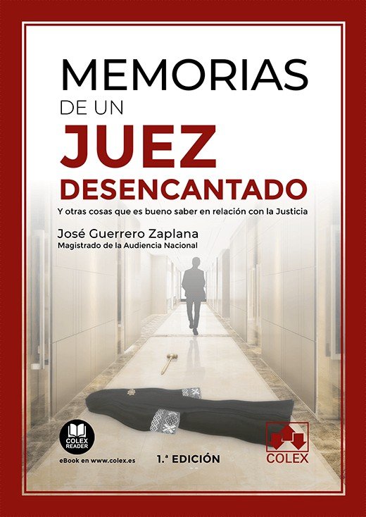 Memorias de un juez desencantado, de Guerrero Zaplana, José | portada del libro