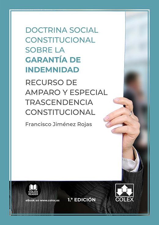 Doctrina social constitucional sobre la garantía de indemnidad, de Jiménez Rojas | portada del libro