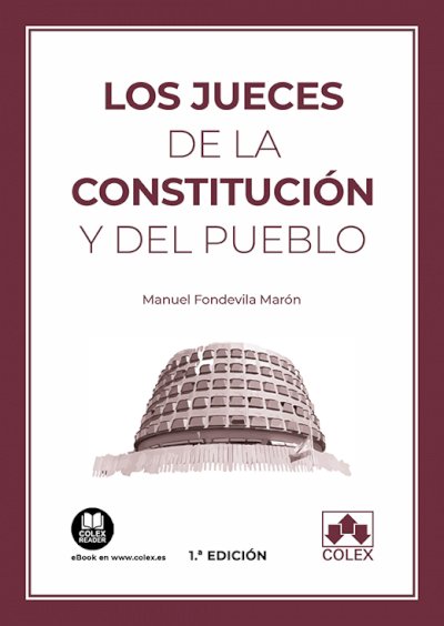 JUECES DE LA CONSTITUCION Y DEL PUEBLO, de FONDEVILA MARON | portada del libro