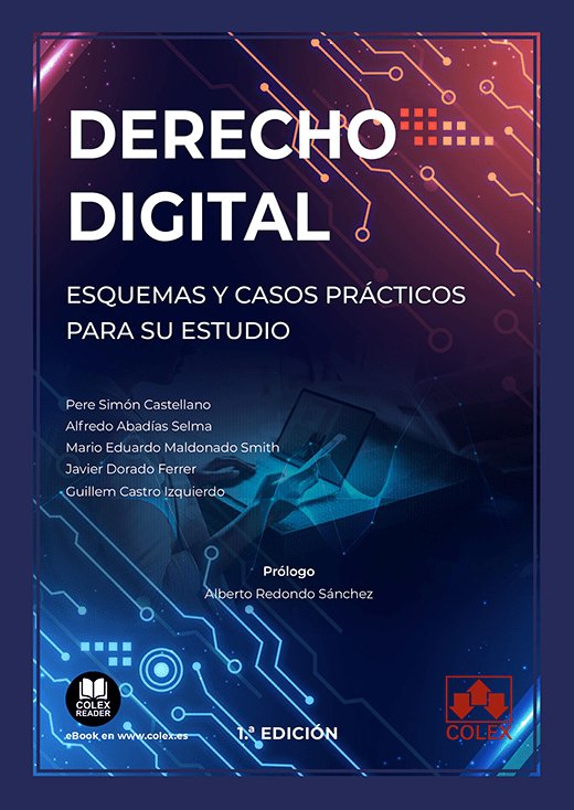 DERECHO DIGITAL ESQUEMAS Y CASOS PRACTICOS PARA SU ESTUDIO | portada del libro