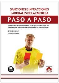 SANCIONES E INFRACCIONES LABORALES DE LA EMPRESA PASO A PAS | portada del libro
