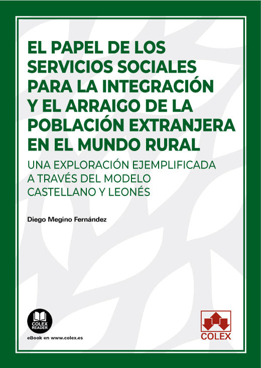 EL PAPEL DE LOS SERVICIOS SOCIALES PARA LA INTEGRACION ARRA | portada del libro