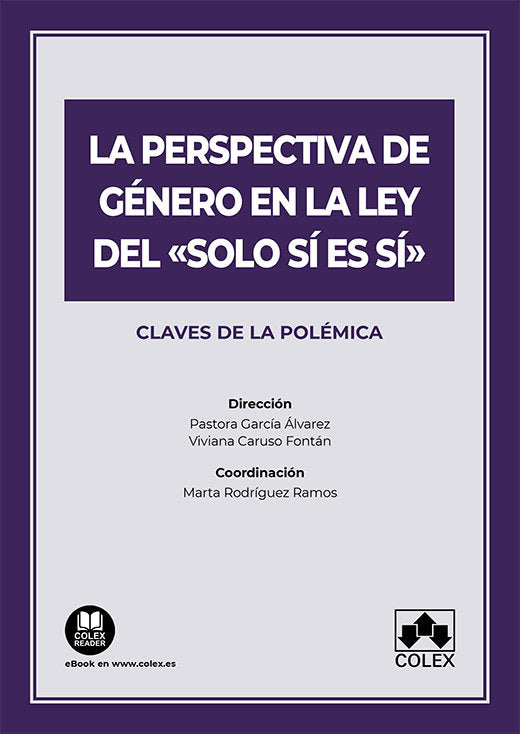 LA PERSPECTIVA DE GENERO EN LA LEY DEL SOLO SI ES SI | portada del libro