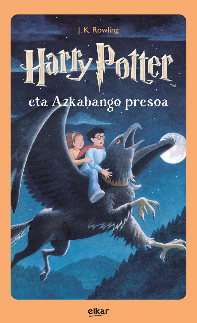 HARRY POTTER ETA AZKABANGO PRESOA, de ROWLING | portada del libro