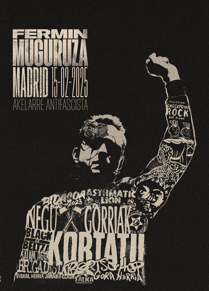 MADRID 15-02-2025. AKELARRE ANTIFASCISTA, de MUGURUZA | portada del libro