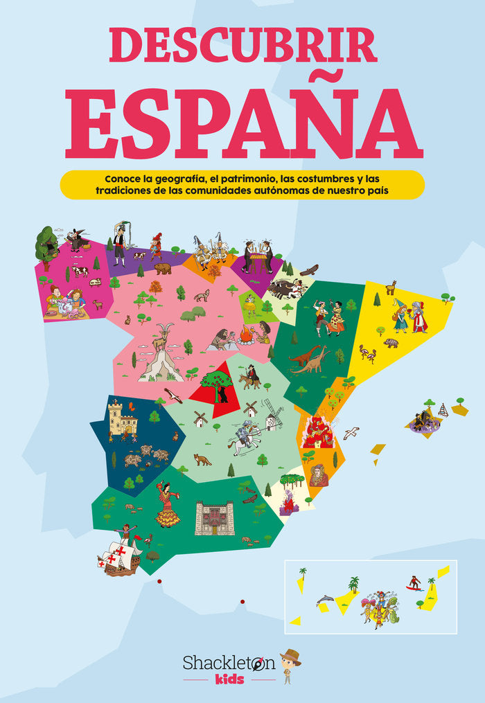 Descubrir España, de , VV.AA. | portada del libro