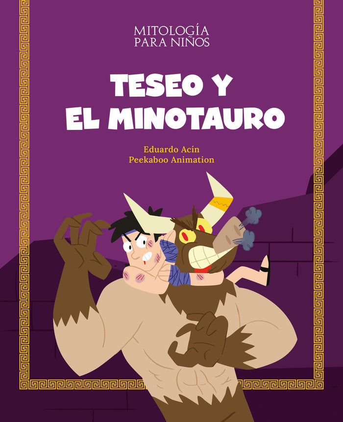 TESEO Y EL MINOTAURO, de , PEEKABOO ANIMATION | portada del libro