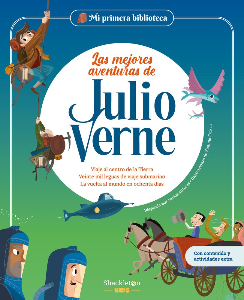 LAS MEJORES AVENTURAS DE JULIO VERNE, de MARCONI, SARA | portada del libro