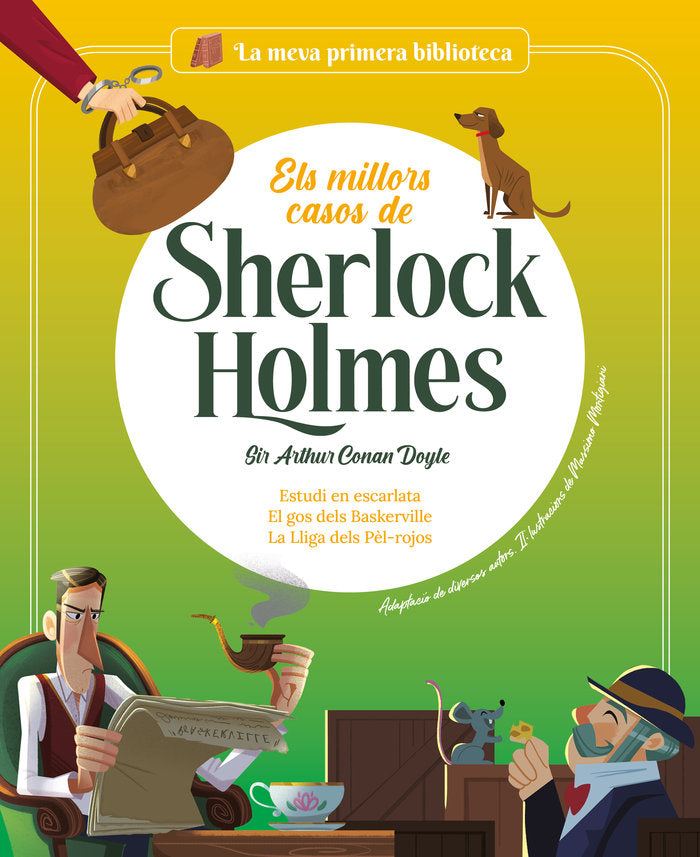 ELS MILLORS CASOS DE SHERLOCK HOLMES, de RODRIGUEZ, SERGI | portada del libro