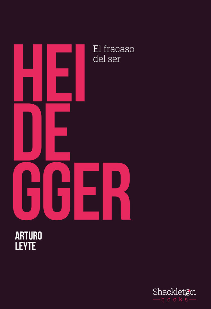 HEIDEGGER, de LEYTE, ARTURO | portada del libro