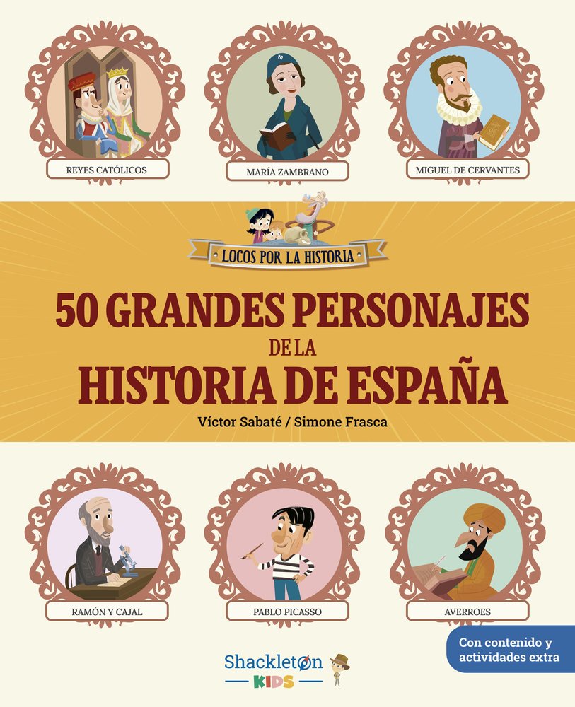 50 GRANDES PERSONAJES DE LA HISTORIA DE ESPAÑA, de SABATE, VICTOR | portada del libro