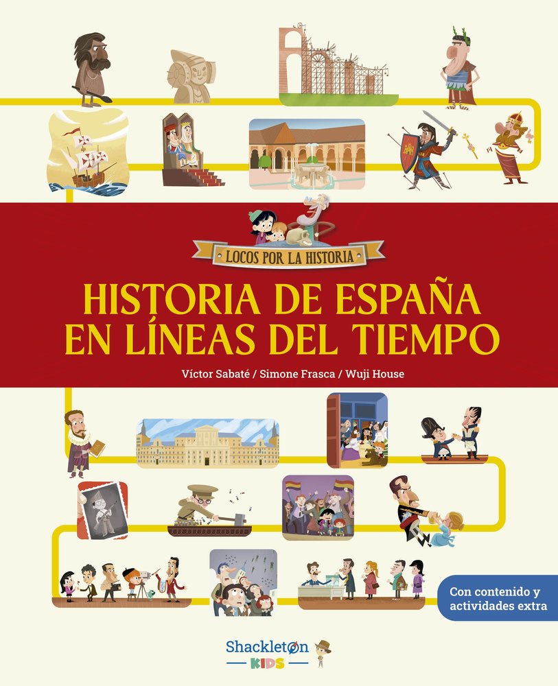 LA HISTORIA DE ESPAÑA EN LINEAS DEL TIEMPO, de SABATE, VICTOR | portada del libro