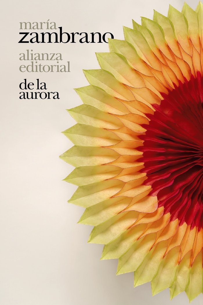 DE LA AURORA, de ZAMBRANO, MARIA | portada del libro