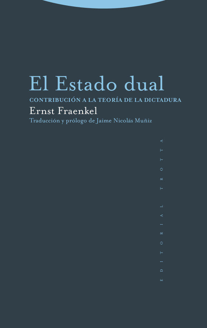 ESTADO DUAL,EL, de FRAENKEL | portada del libro