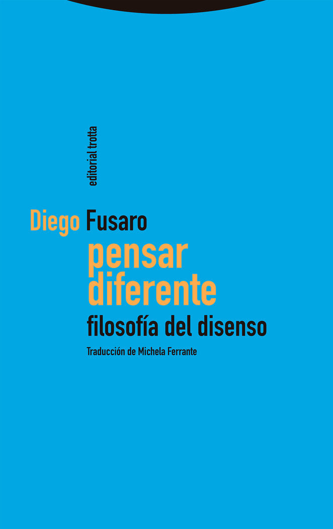 PENSAR DIFERENTE, de FUSARO | portada del libro