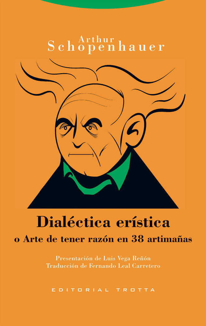 DIALECTICA ERISTICA, de SCHOPENHAUER | portada del libro