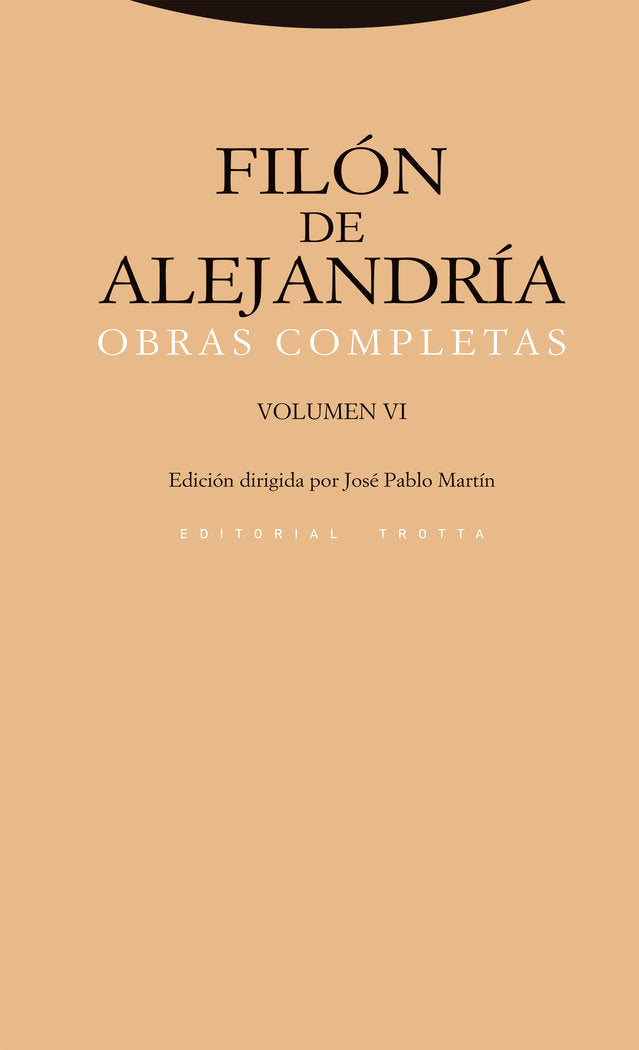 OBRAS COMPLETAS, de FILON DE ALEJANDRIA | portada del libro