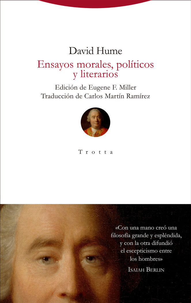 ENSAYOS MORALES, POLITICOS Y LITERARIOS (NE), de HUME | portada del libro