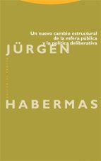 NUEVO CAMBIO ESTRUCTURAL ESFERA PUBLICA Y POLITICA, de Jürgen Habermas | portada del libro