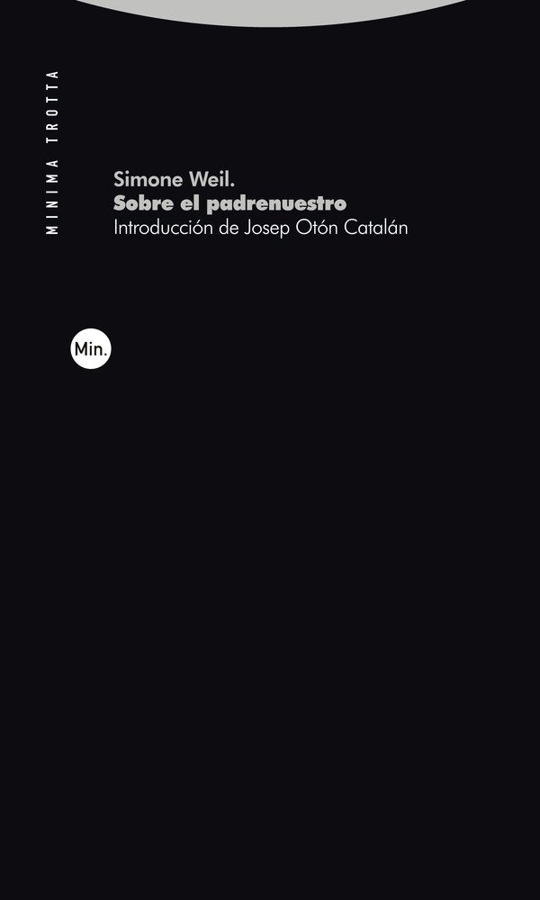 SOBRE EL PADRENUESTRO, de WEIL | portada del libro