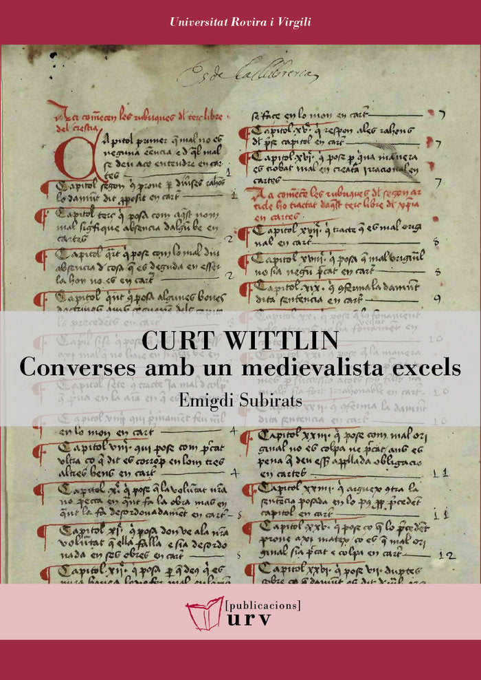 Curt Wittlin, de SUBIRATS I SEBASTI·, EMIGDI | portada del libro