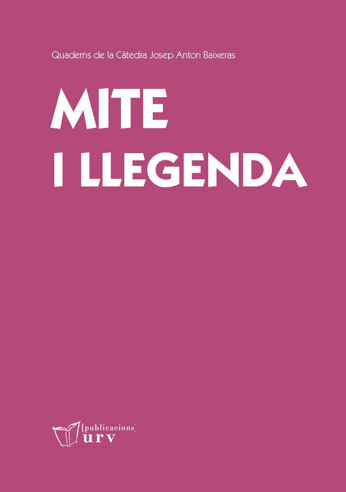 Mite i llegenda, de AA.VV. | portada del libro