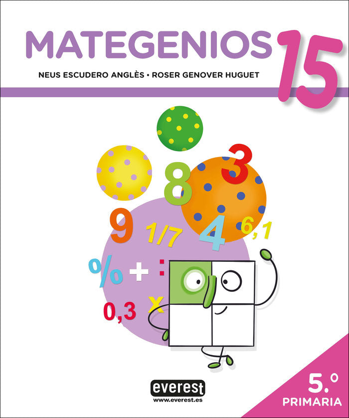 Mategenios 15, de ESCUDERO ANGLÔS, NEUS | portada del libro