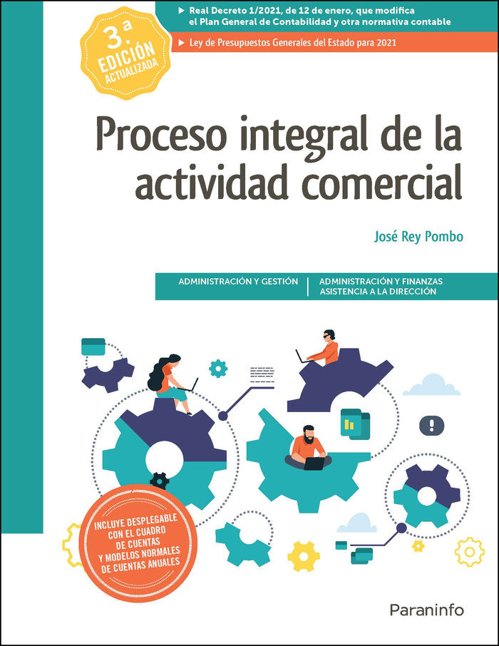 Proceso integral de la actividad comercial 2.ª edición, de REY POMBO, JOSE | portada del libro