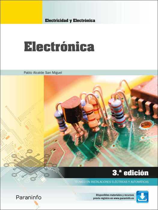 ELECTRONICA 3ª EDICION, de ALCALDE SAN MIGUEL, PABLO | portada del libro