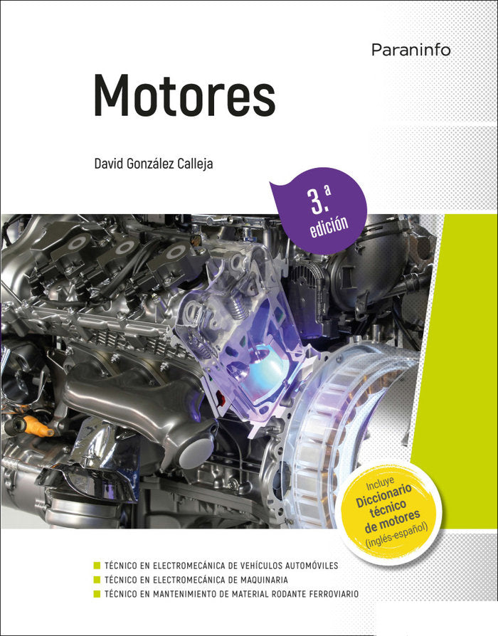 MOTORES 3ª EDICION, de GONZALEZ CALLEJA, DAVID | portada del libro