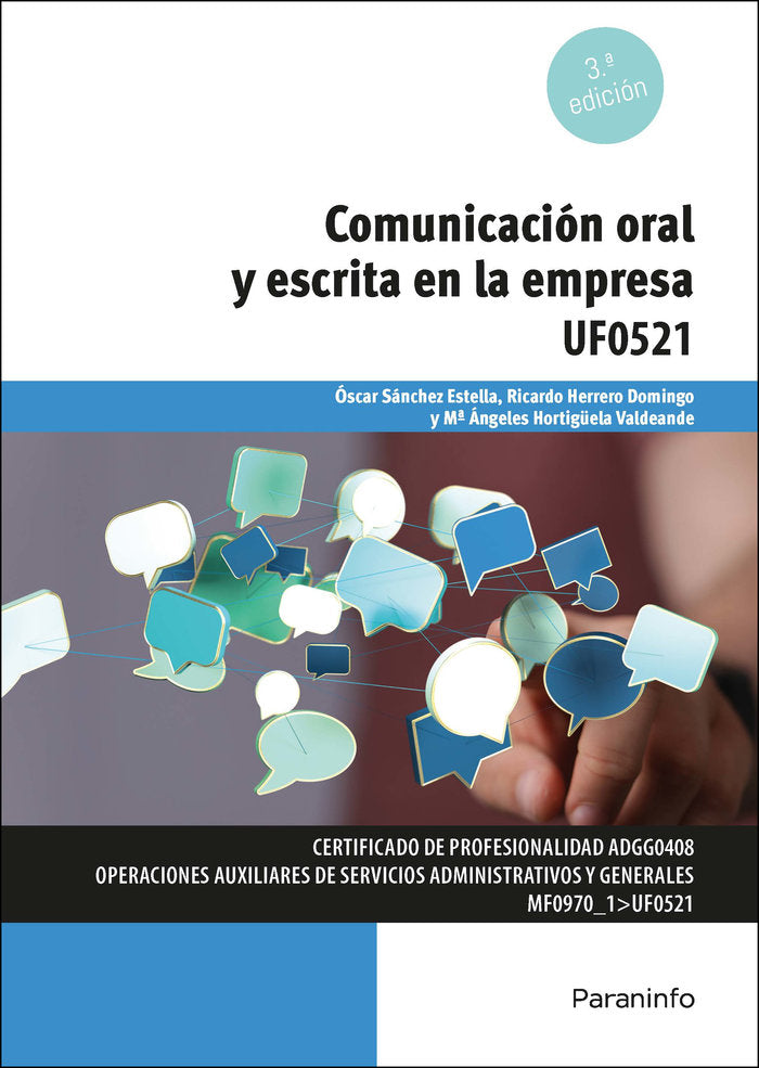 COMUNICACION ORAL Y ESCRITA EN LA EMPRESA - MICROSOFT OFFICE, de HERRERO DOMINGO, RICARDO | portada del libro