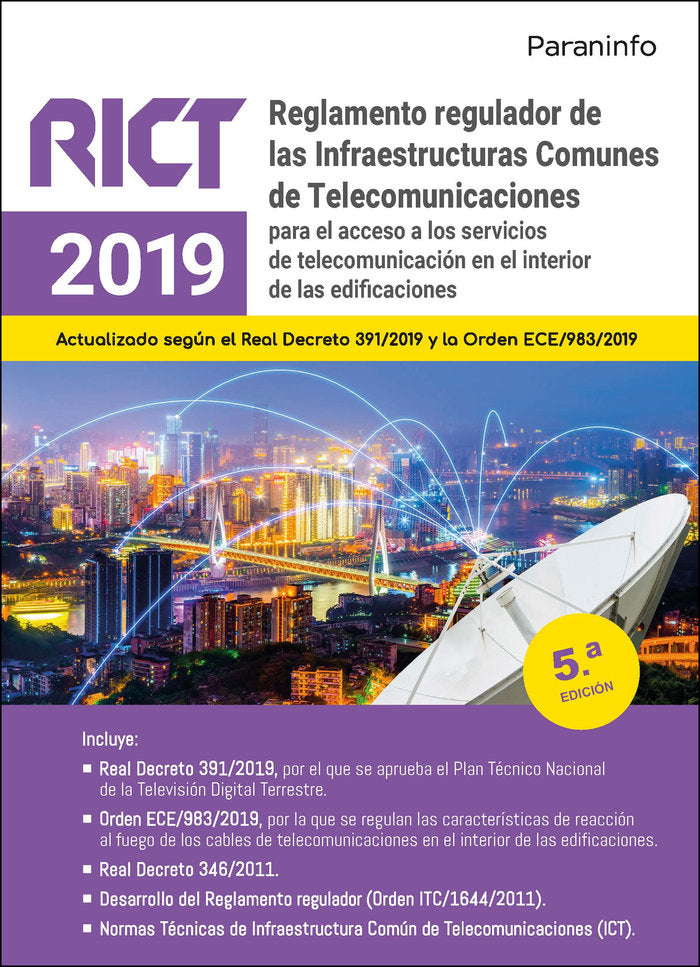 REGLAMENTO REGULADOR DE LAS INFRAESTRUCTURAS COMUNES DE TELE, de CERDA FILIU, LUIS MIGUEL | portada del libro
