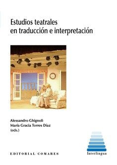 ESTUDIOSO TEATRALES EN TRADUCCION E INTERPRETACION | portada del libro