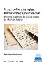 MANUAL DE LITERATURA INGLESA ROMANTICISMO Y EPOCA VICTORIANA, de PABLO RUANO | portada del libro