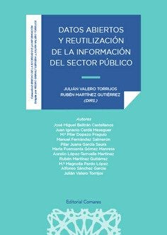 DATOS ABIERTOS Y REUTILIZACION DE LA INFORMACION DEL SECTOR | portada del libro