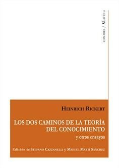 LOS DOS CAMINOS DE LA TEORIA DEL CONOCIMIENTO Y OTROS ENSAY, de CAZZANELLI | portada del libro