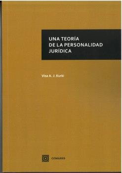 UNA TEORIA DE LA PERSONALIDAD JURIDICA, de KURKI | portada del libro