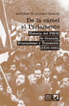 DE LA CARCEL AL PARLAMENTO, de ANTONIO MARIA CLARET GARCIA | portada del libro
