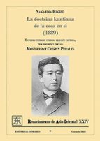 LA DOCTRINA KANTIANA DE LA COSA EN SI (1889), de Montserrat Crespín Perales | portada del libro