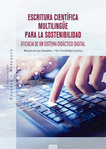 ESCRITURA CIENTIFICA MULTILINGUE PARA LA SOSTENIBILIDAD, de ARROYO GONZALEZ | portada del libro