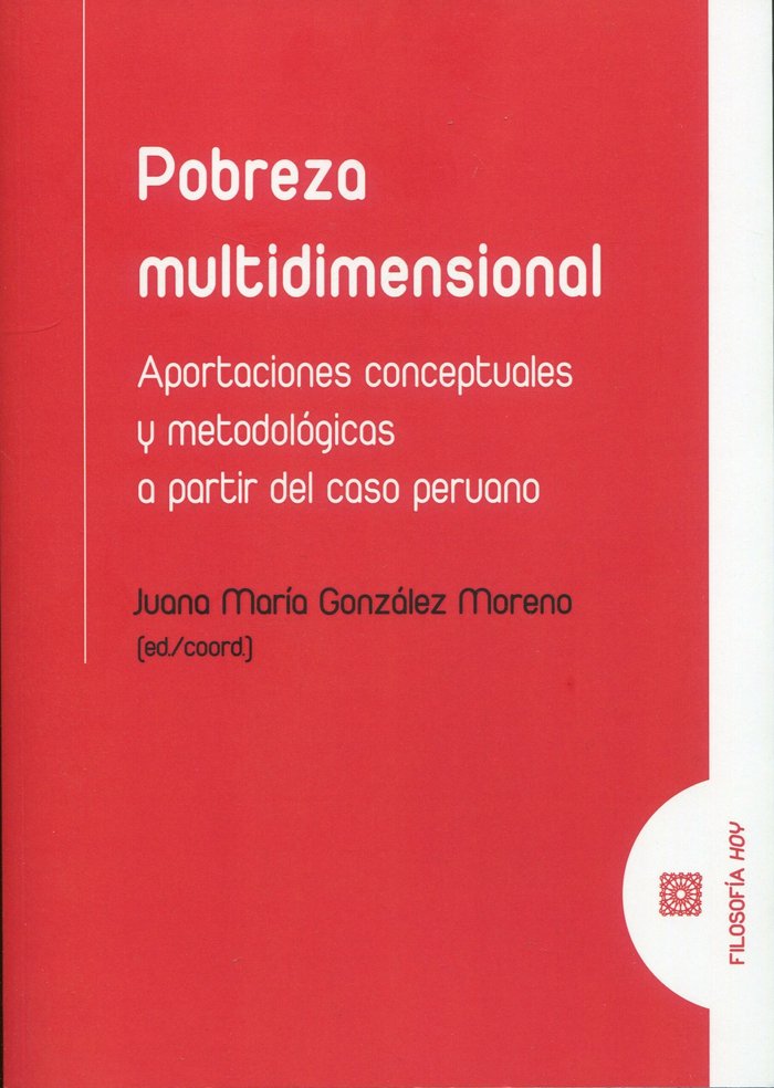POBREZA MULTIDIMENSIONAL, de GONZALEZ MORENO, JUANA MARIA | portada del libro