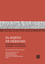 EL SUJETO DE DERECHO, de PERIÑAN GOMEZ, BERNARDO | portada del libro