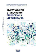 INVESTIGACION E INNOVACION EN DOCENCIA UNIVERSITARIA, de JEREZ GOMEZ, M.ª PILAR | portada del libro