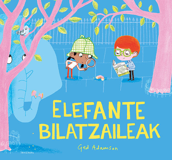 Elefante bilatzaileak, de GED ADAMSON | portada del libro