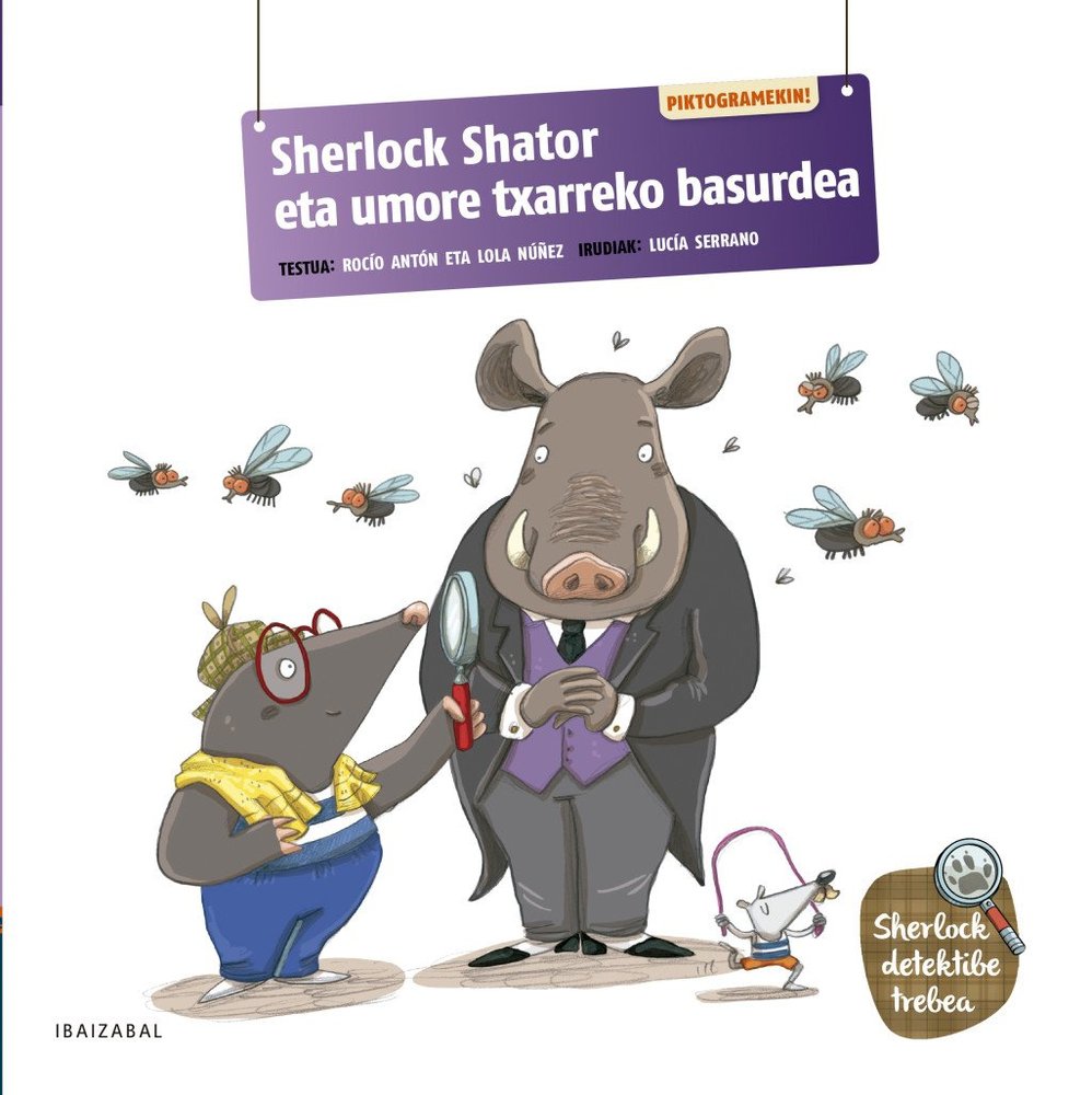 (EUS).ETA UMORE TXARREKO BASURDEA.(SHERLOCK SHATOR), de , AA.VV. | portada del libro