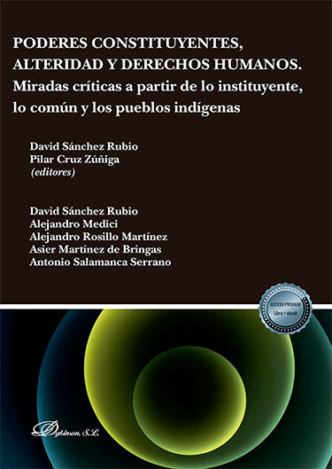 Poderes constituyentes, alteridad y derechos humanos, de Cruz Zúñiga, Pilar | portada del libro