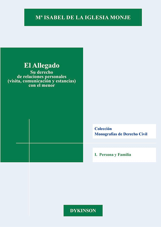 EL ALLEGADO, de IGLESIA MONJE, MARIA ISABEL DE LA | portada del libro