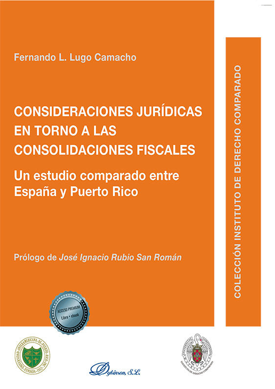 CONSIDERACIONES JURIDICAS EN TORNO A LAS CONSOLIDACIONES FIS, de LUGO CAMACHO, FERNANDO L. | portada del libro